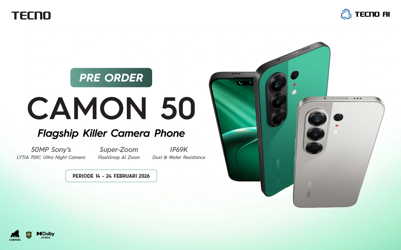 Pre-Order TECNO Camon 50