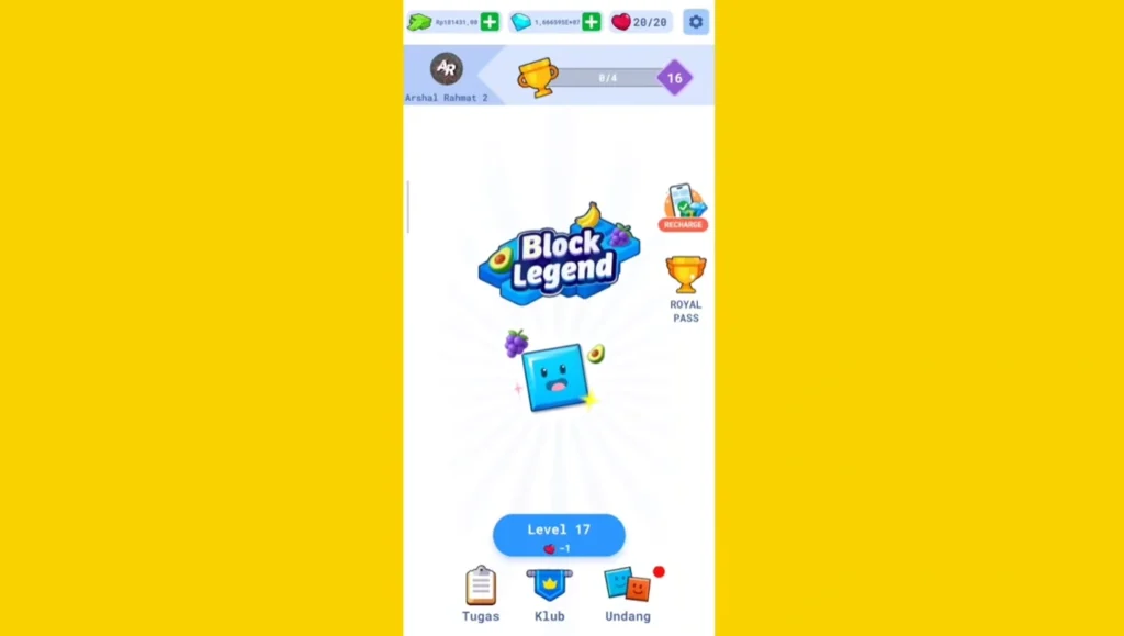 Kode Undangan Block Legend