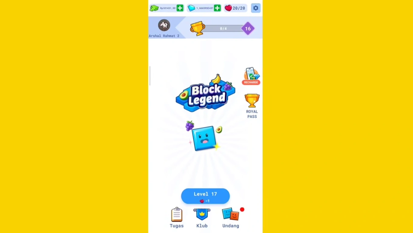 Kode Undangan Block Legend