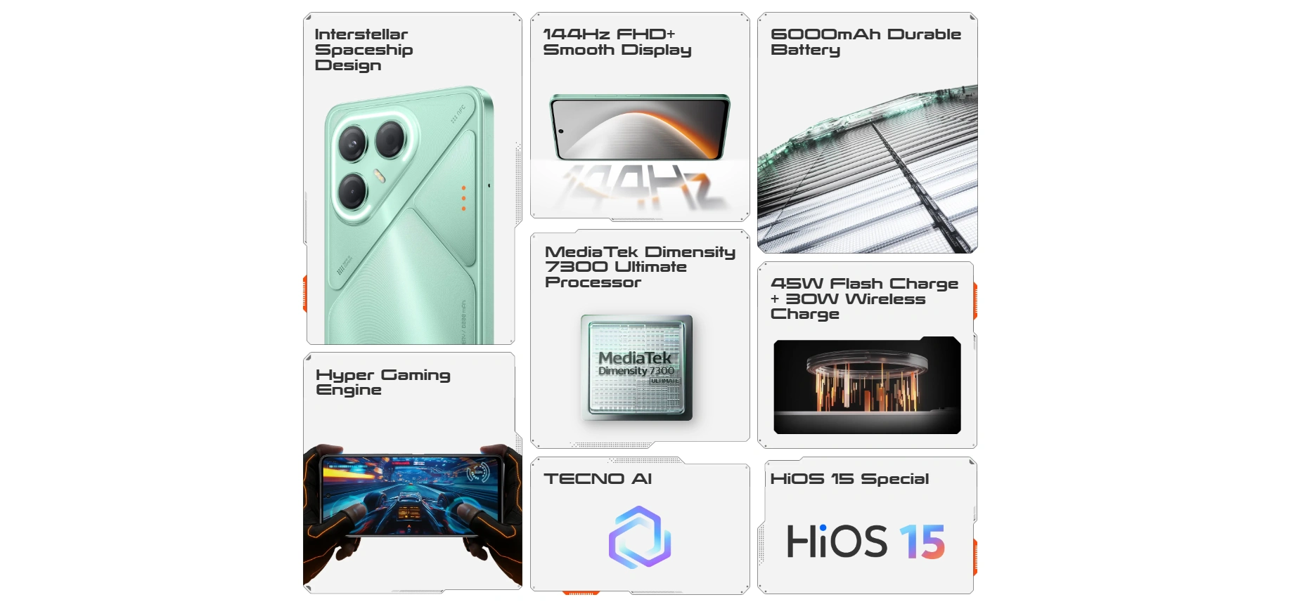 Spesifikasi TECNO POVA 7 5G