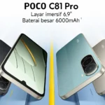 Spesifikasi dan Harga POCO C81 Pro Terbaru: Bertenaga Unisoc T7250 dengan Desain Dual Tone yang Elegan