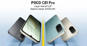 Spesifikasi dan Harga POCO C81 Pro Terbaru: Bertenaga Unisoc T7250 dengan Desain Dual Tone yang Elegan